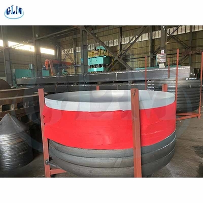 16Mn Q345B ASME Standart Flanked ve Dished Baş Boyutları ASME