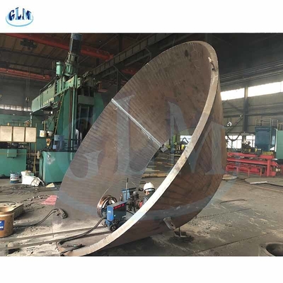 25mm 5000mm Konik Tank Başları Karbon Çelik Yarım eliptik Baş Boyutları