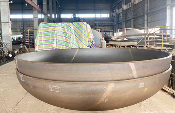 12000MM 3MM Ss304 Yarı eliptik tabak başı Boyutları 2'den 1'e kadar Yarım küresel