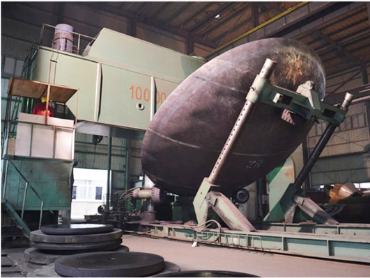 1000MM 10000MM Paslanmaz çelik tabak baş borusu yerleştirme son kapağı ASME
