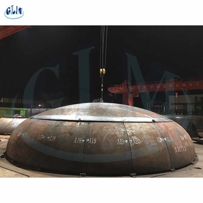 Çapraz 4800mm 304l eliptik tabak başı 2:1 Kalınlığı 20mm