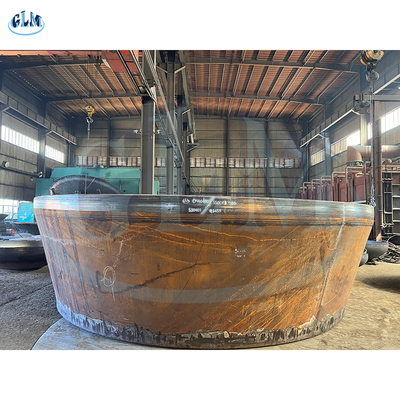 SA516 Gr.70N Kapalı Konik Çanaklık Başlığı 5500 mm çapı