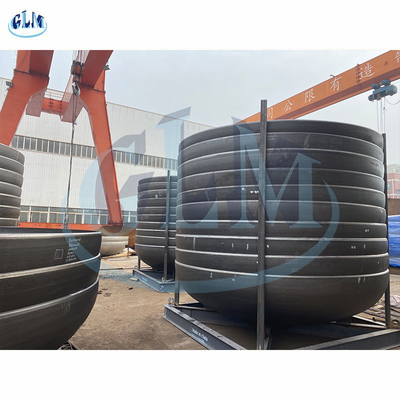 Karbon çelik yarı eliptik tank başları 5000 mm çapı 18 mm kalınlığı