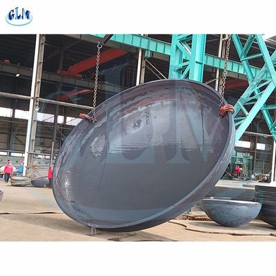 SA516 GR.70 N 2:1 Yarım eliptik baş 4600mm Diametresi 80mm Kalınlığı