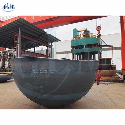 4300mm çaplı, basınçlı kaplar için kaynaklı büyük metal yarımküre