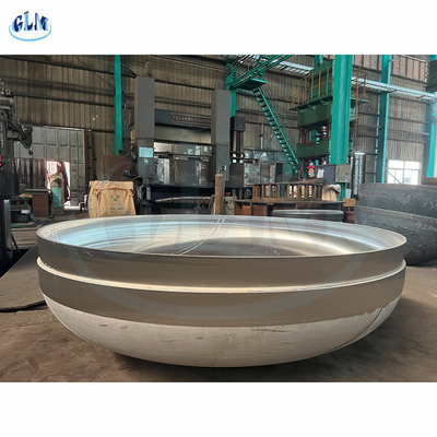 5500 mm çaplı yarı elipsoidal tabak uçları, eliptik kapağı