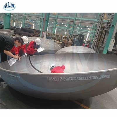 Karbon çelik tank başları, kimyasal tank uçları.