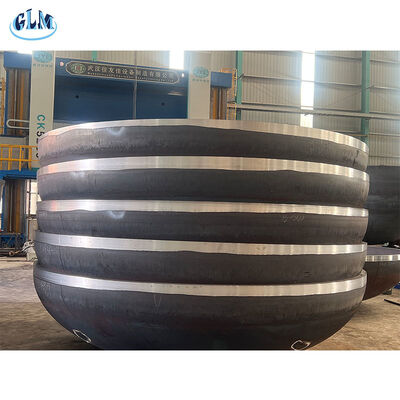 10000mm'ye kadar olan ağır basınçlı kaplar için UT denetimi ve% 10 azaltma oranı ile eliptik tabak başı