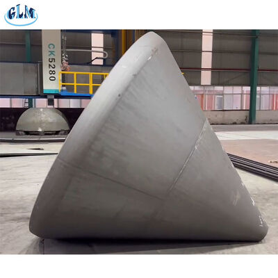 Endüstriyel uygulamalar için 15°, 30°, 45°, 60° Konuk açılı özel yapımı Karbon Çelik Konik Tank Kafaları