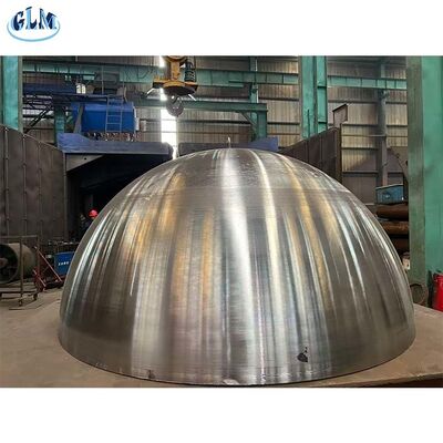 500 mm ila 4000 mm çap aralığı ve toz kaplı yüzeyli yüksek basınçlı yarı küresel tank başları