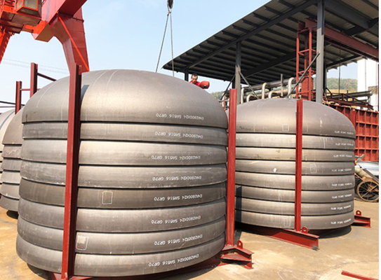 3600mm As516 Gr 70 Ellipsoidal Dish End Asme Petrol gaz tankları için ellipsoidal baş boyutları
